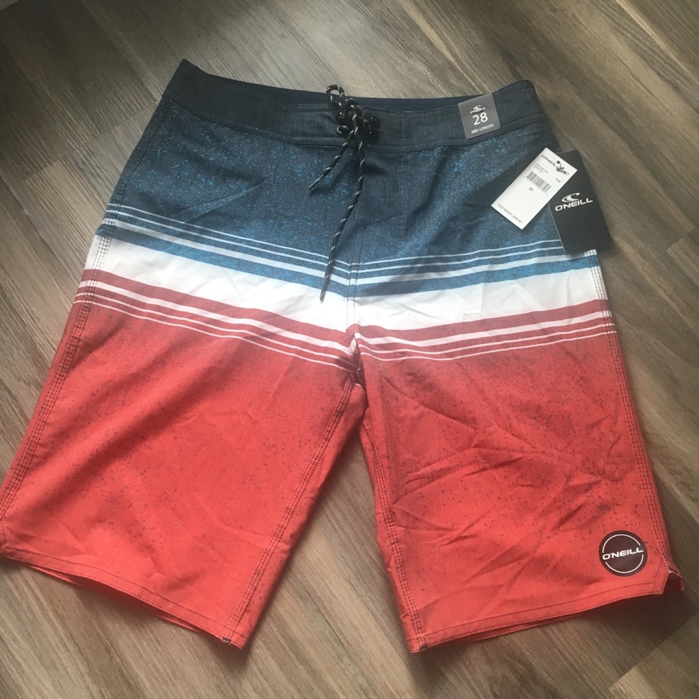 NWT O’Neill Capitol Board Shorts Swim Trunks SZ 28